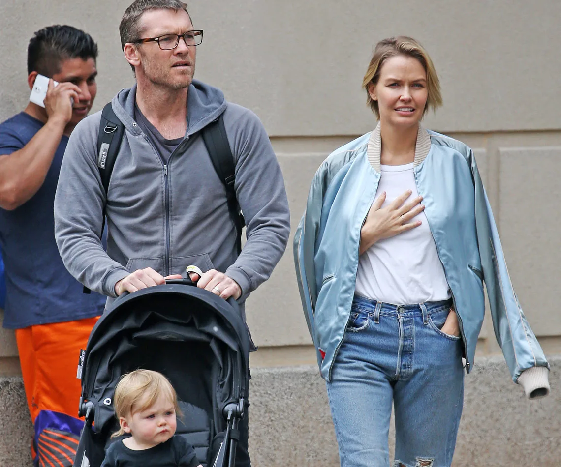 Lara Worthington, Sam Worthington, Rocket Worthington