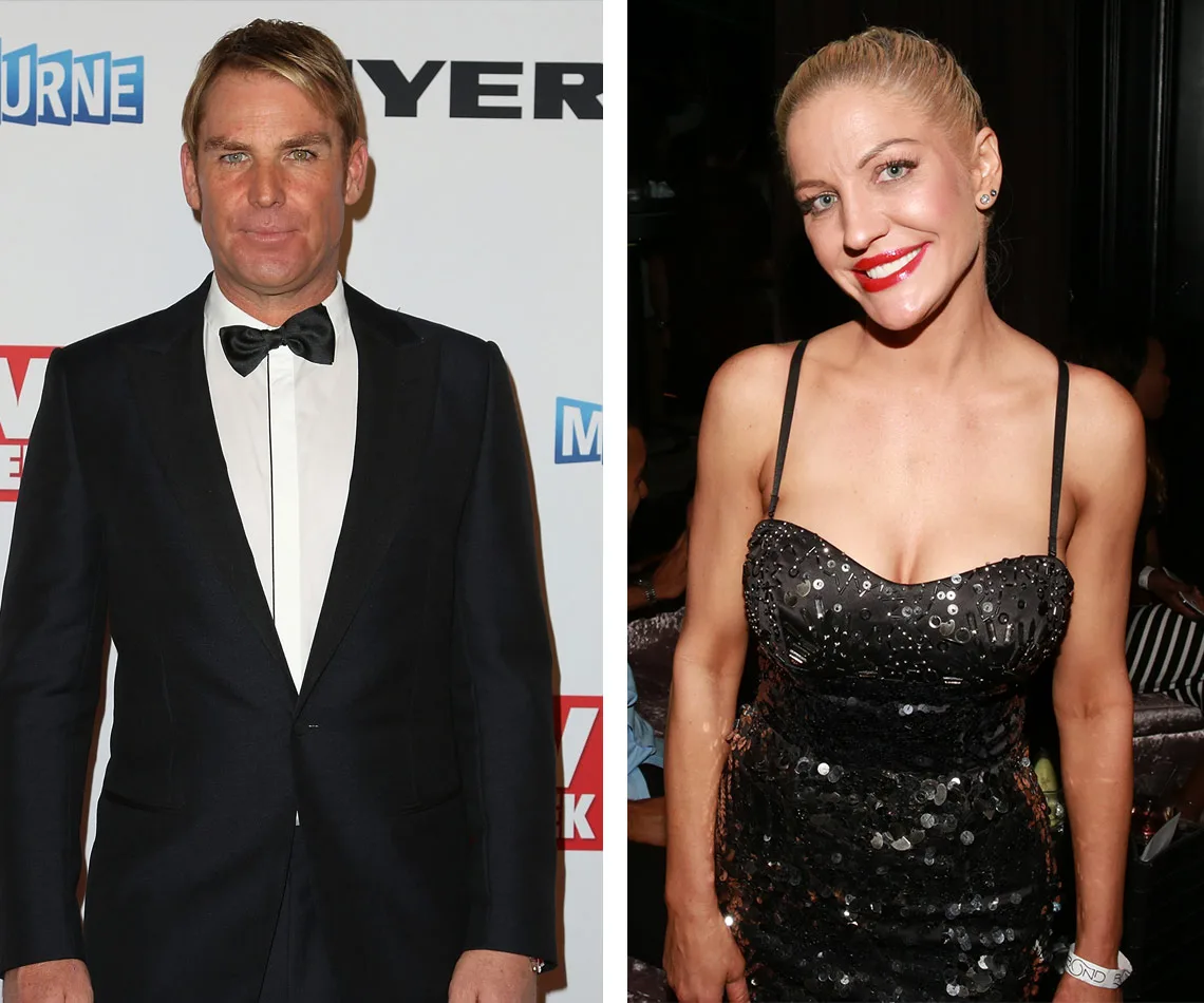 Shane Warne and Brynne Edelsten