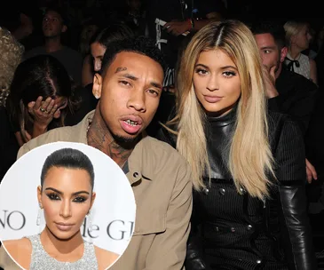 Kylie Jenner, Tyga, Kim Kardashian 