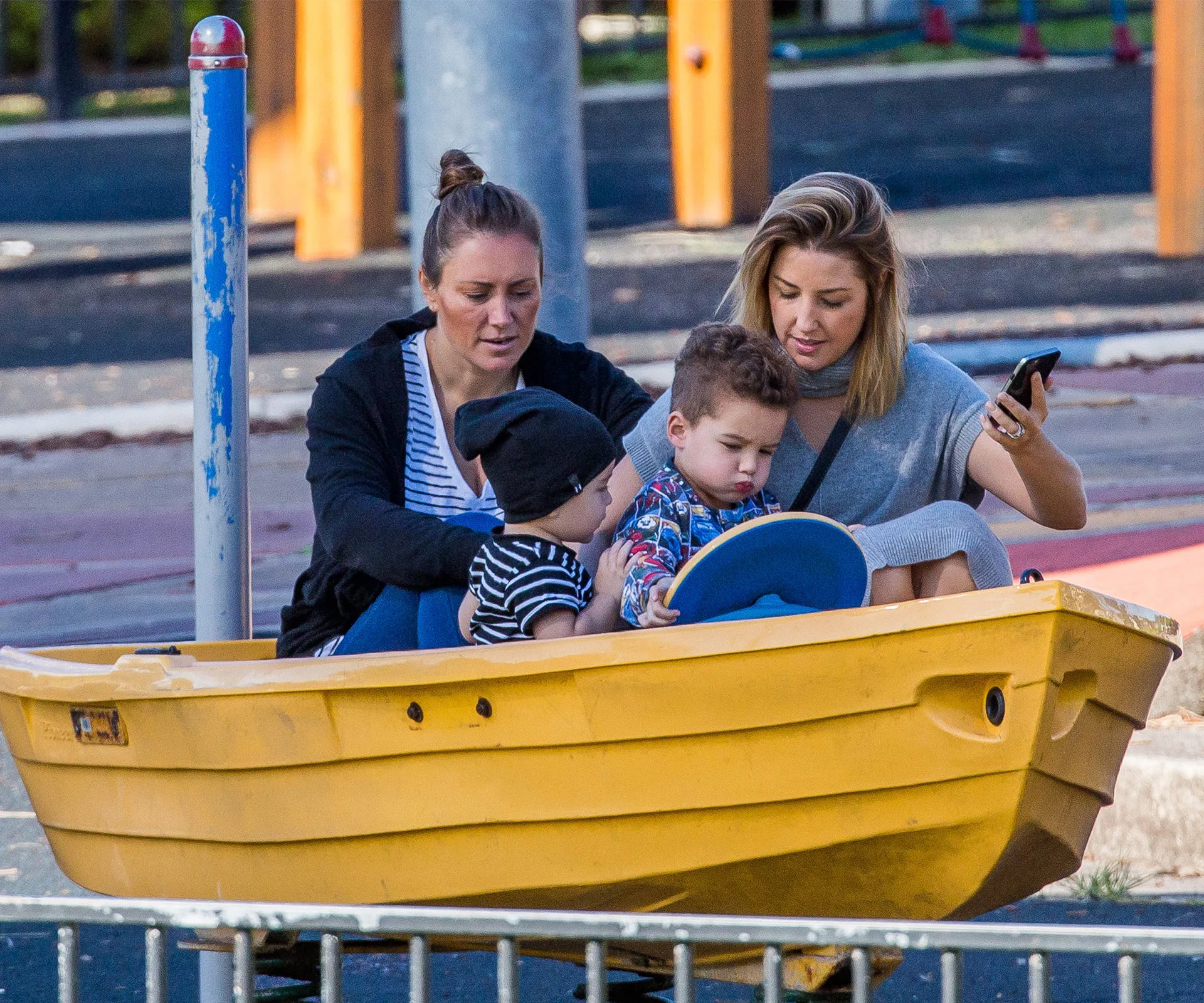 Jules Sebastian and kids