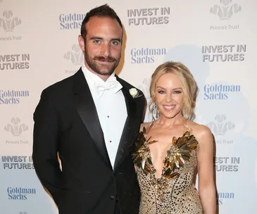 Kylie Minogue and Joshua Sasse