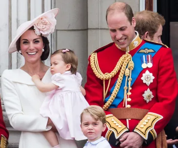 Prince William, Duchess Catherine, Prince George and Princess Charlotte