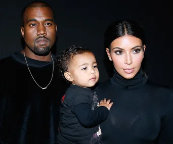 North West Kanye West Kim Kardashian 