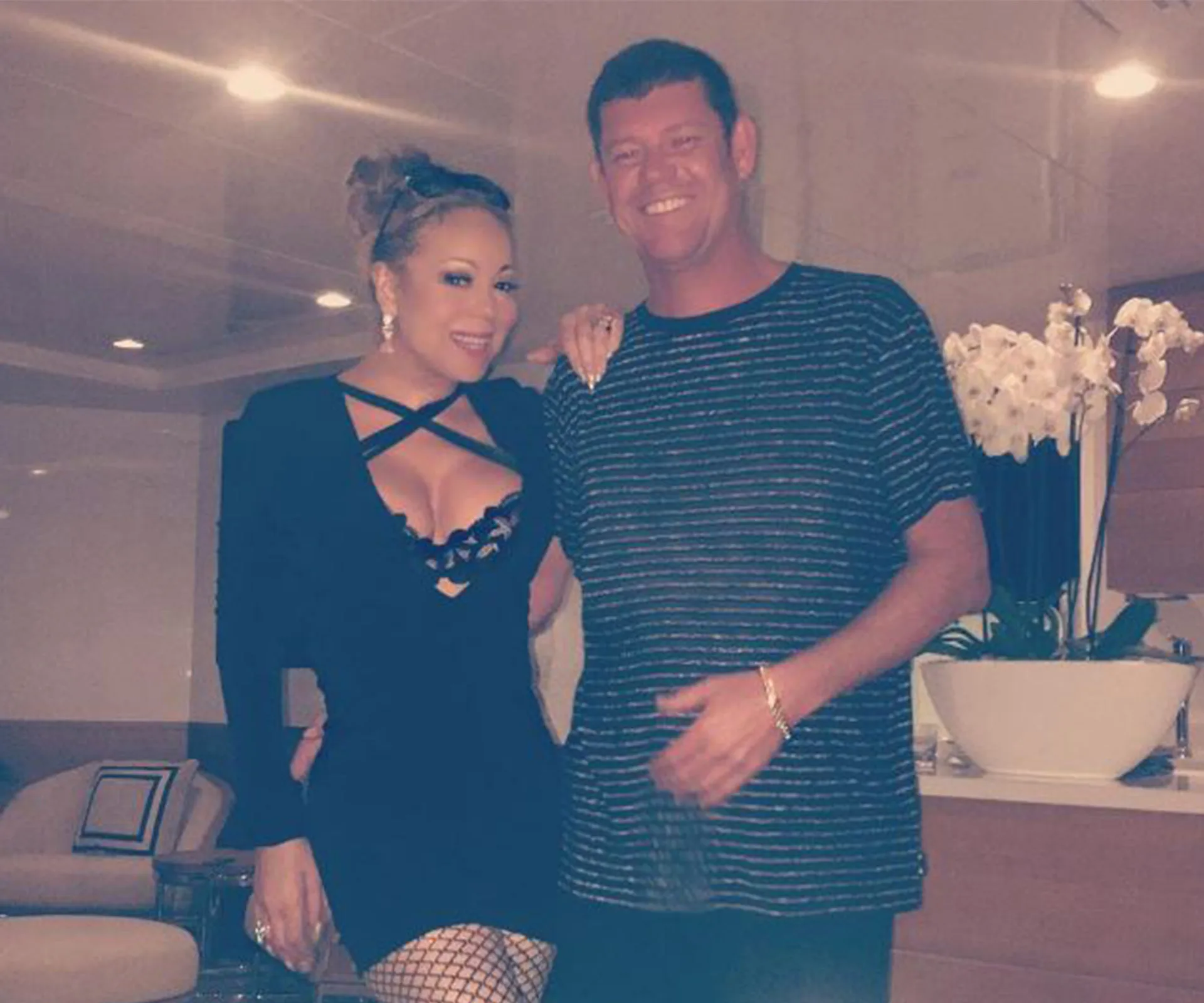 Mariah Carey and James Packer