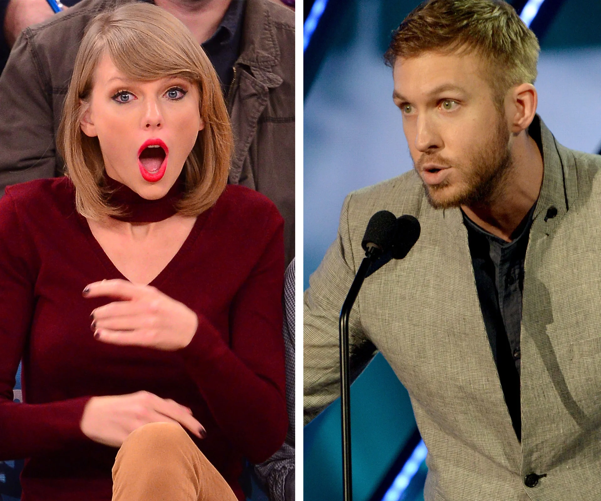 Taylor Swift and Calvin Harris