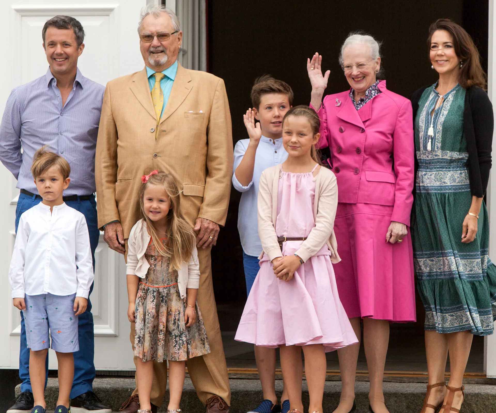 Princess Josephine Prince Frederik, Prince Vincent Princess Mary Princess Isabella Prince Christian Queen Margrethe