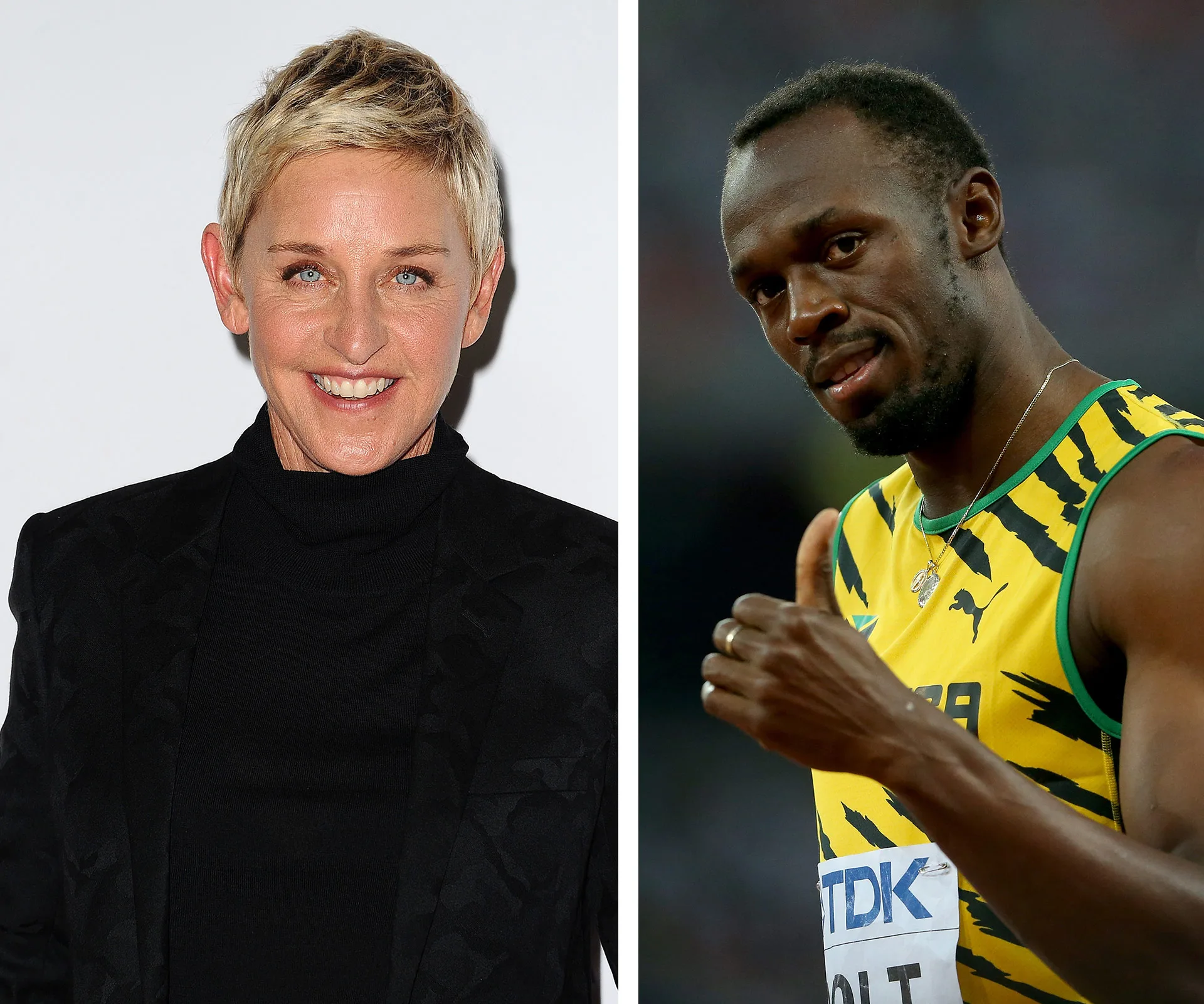 Ellen Degeneres Usain Bolt