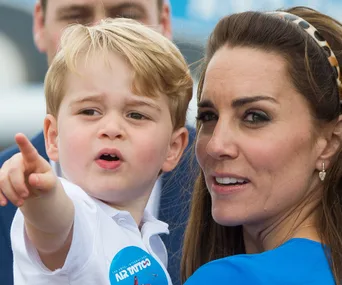 Prince George and Duchess Catherine 