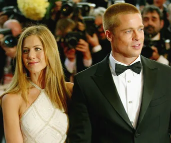 jennifer Aniston and Brad Pitt