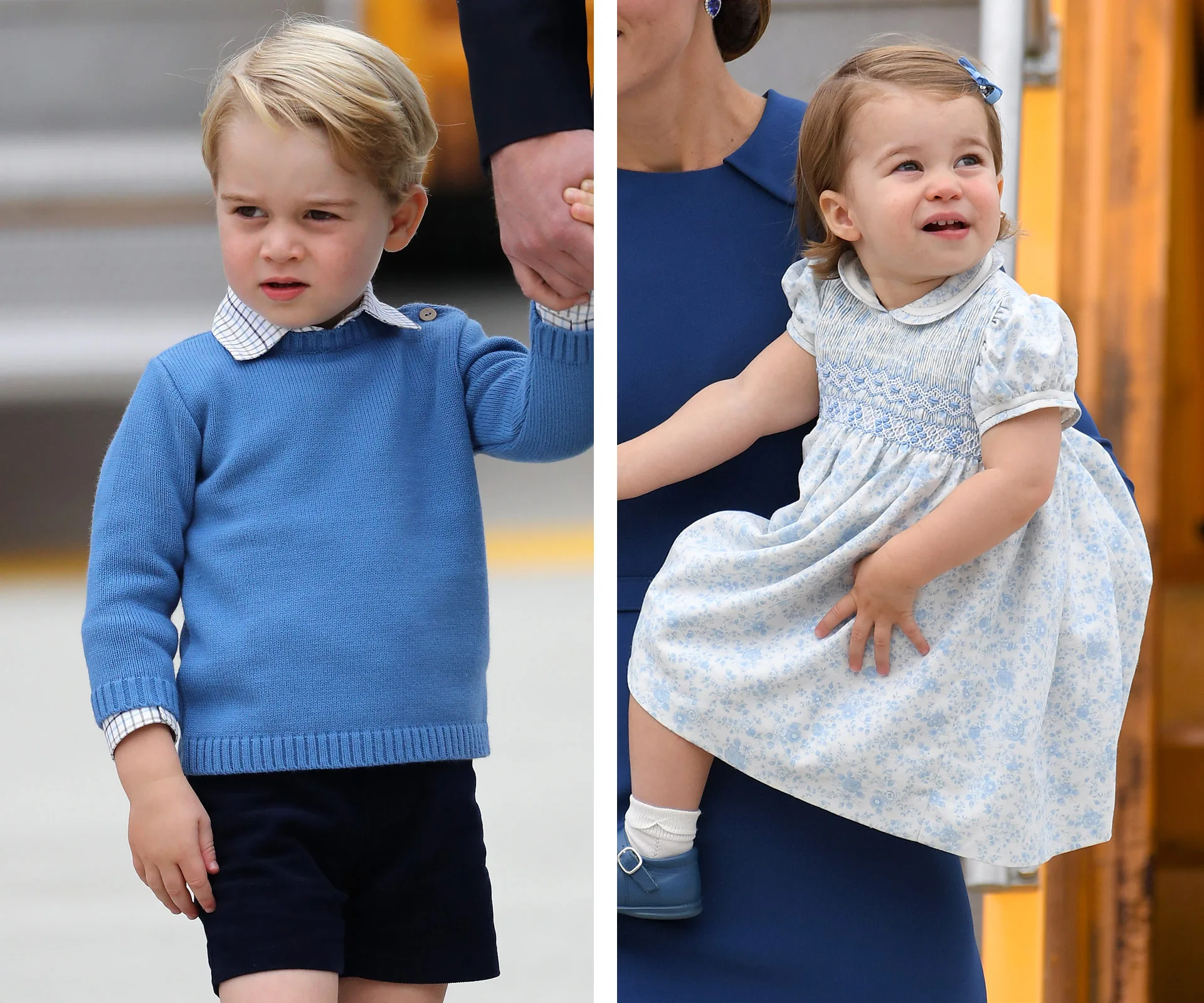 Prince George and Princess Charlotte