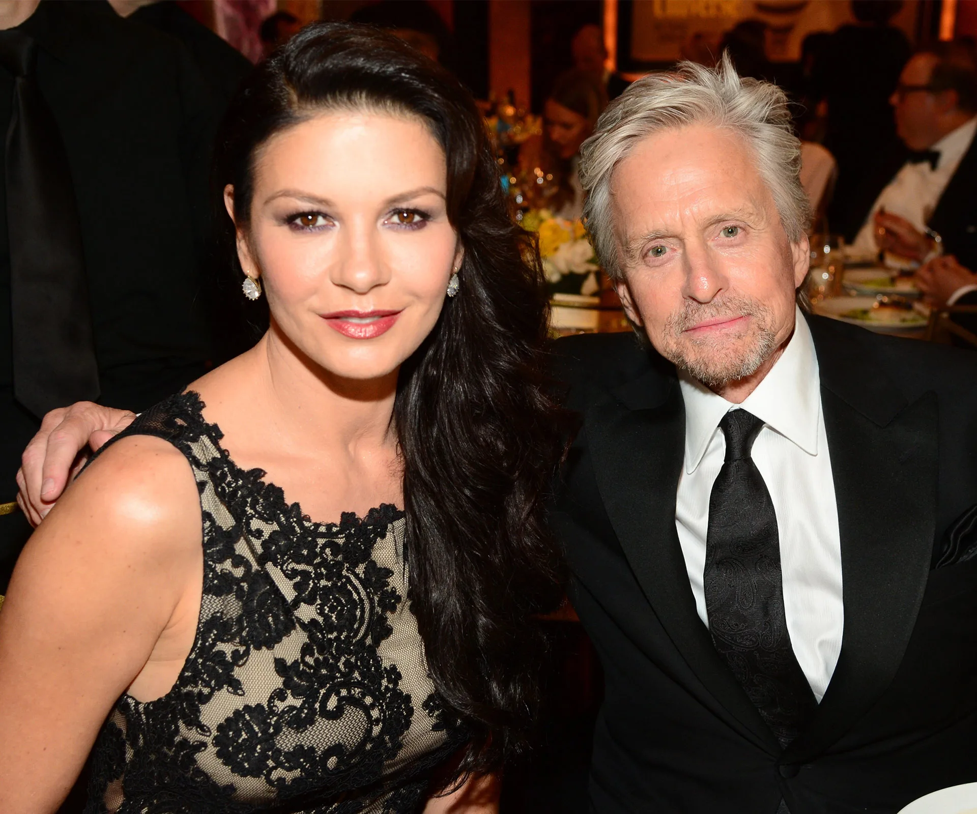 Catherine Zeta-Jones and Michael Douglas