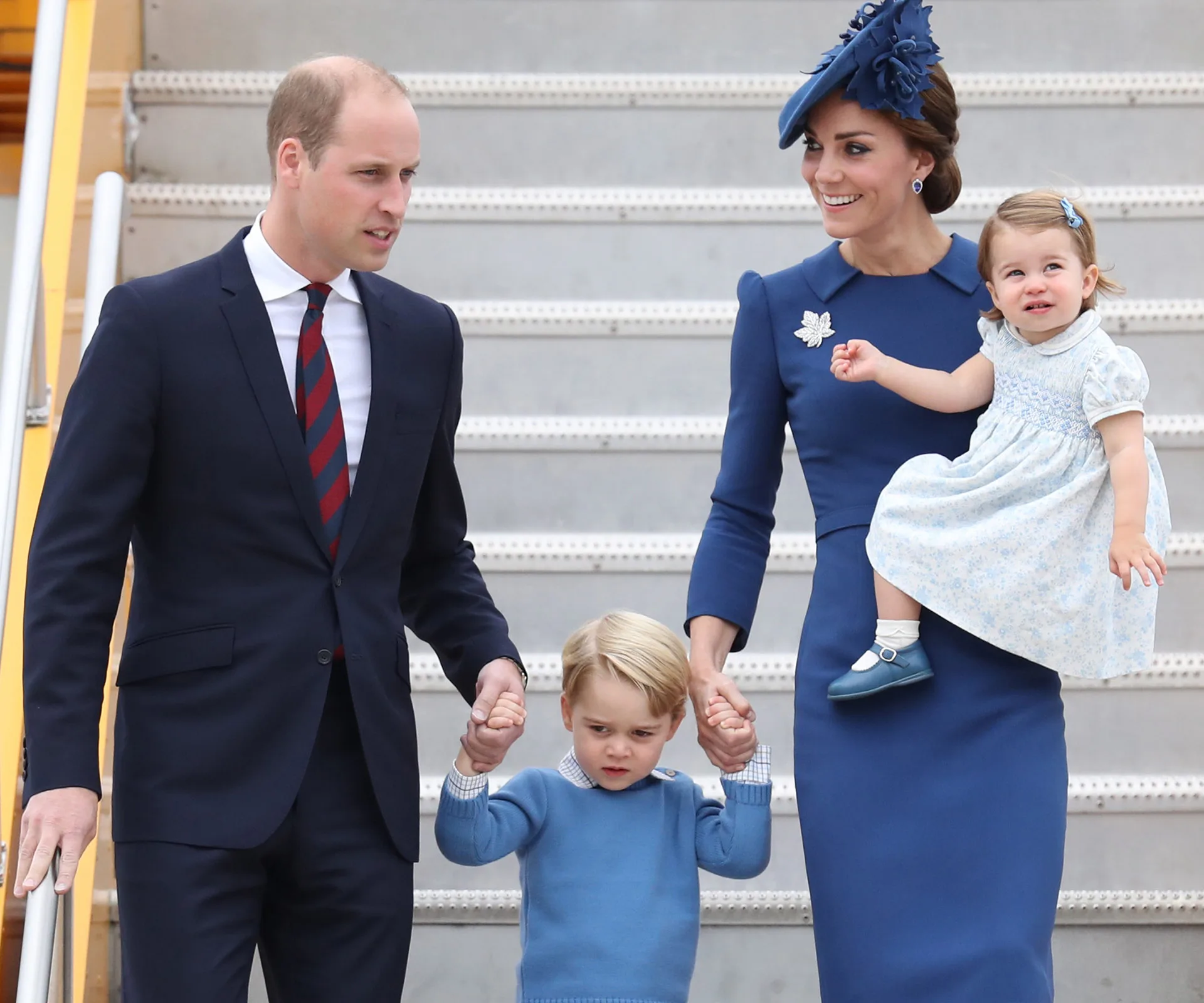 Prince William, Duchess Catherine, Prince George and Princess Charlotte