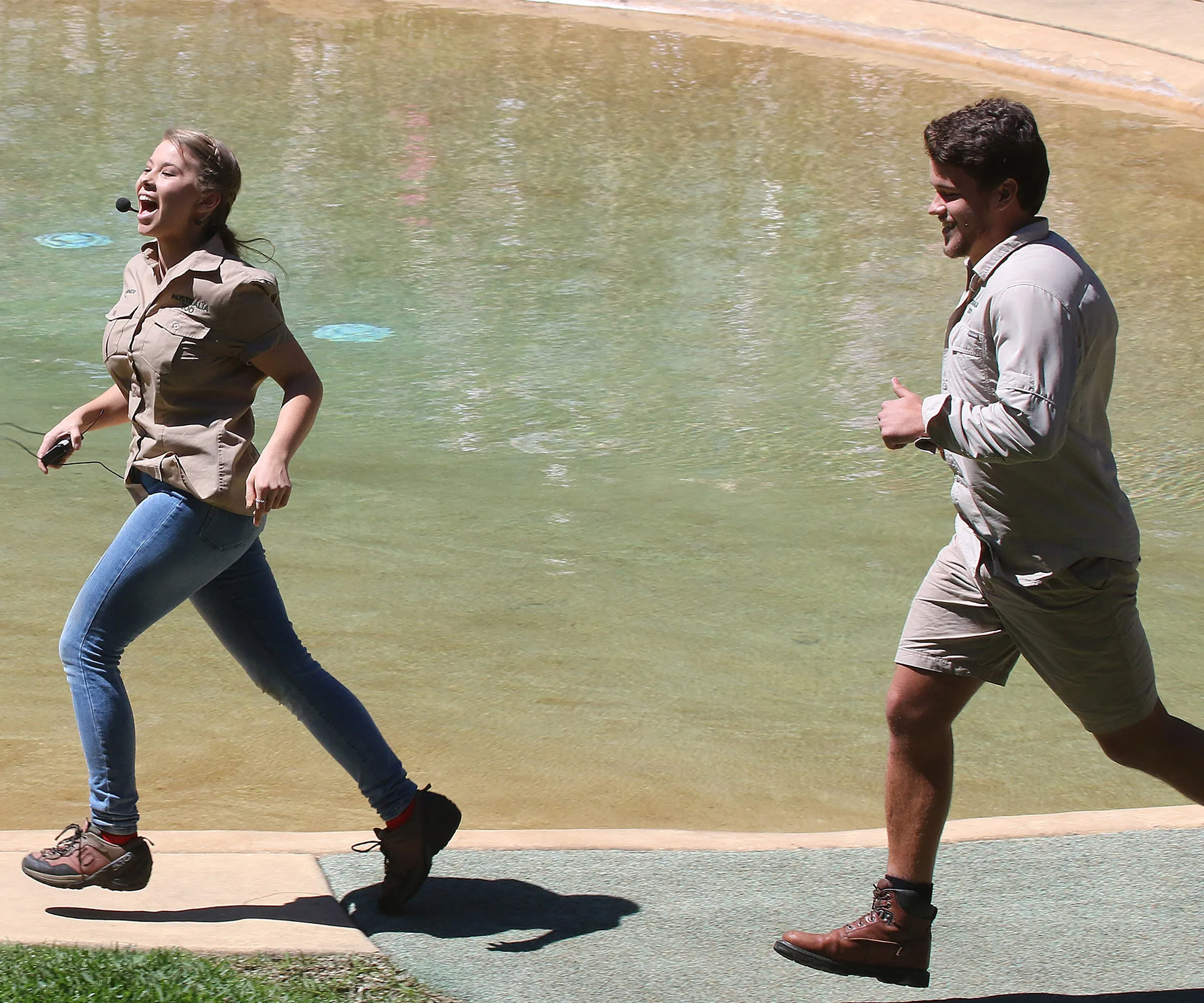 Bindi Irwin and Chandler Powell