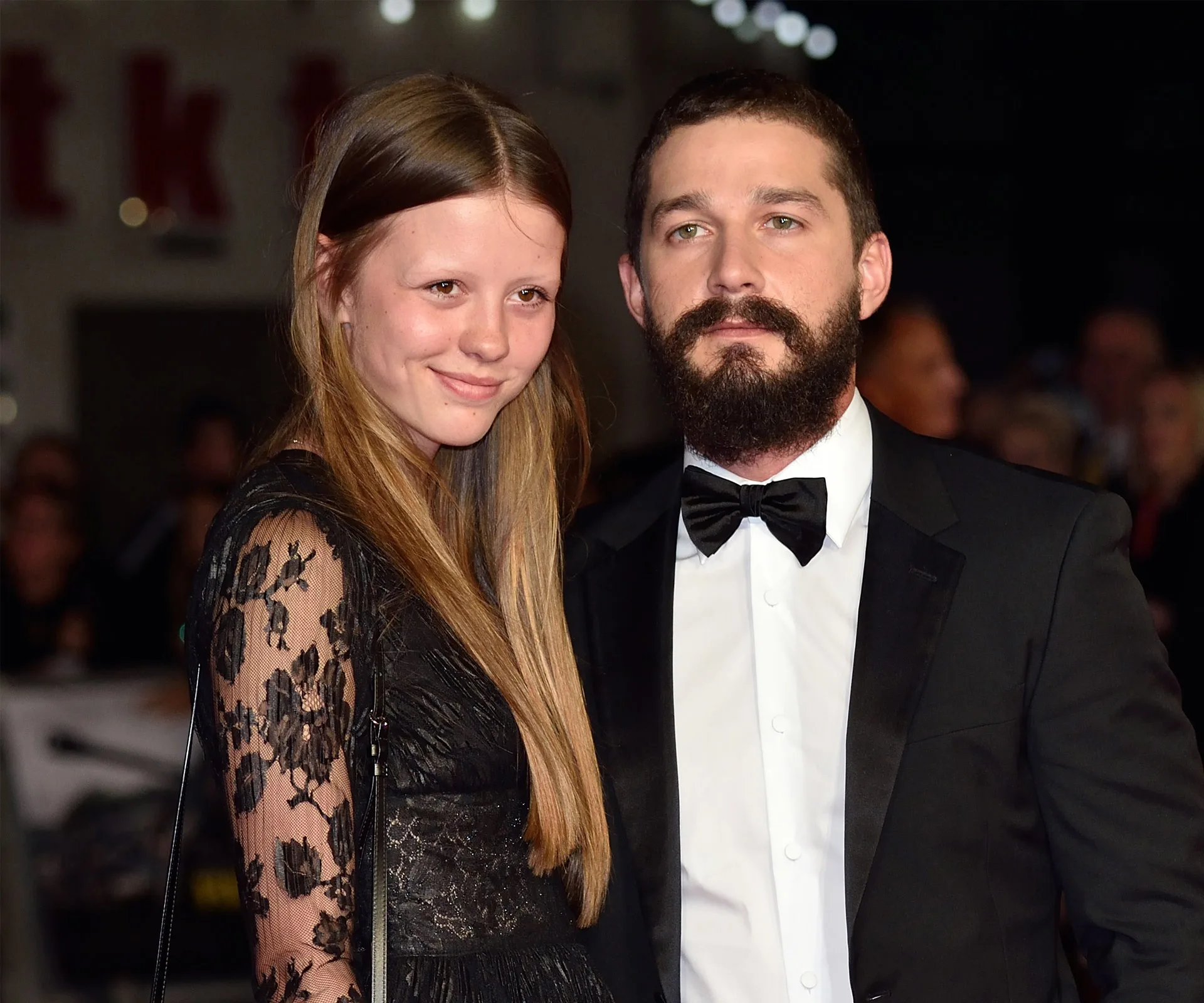 Shia LaBeouf and Mia Goth