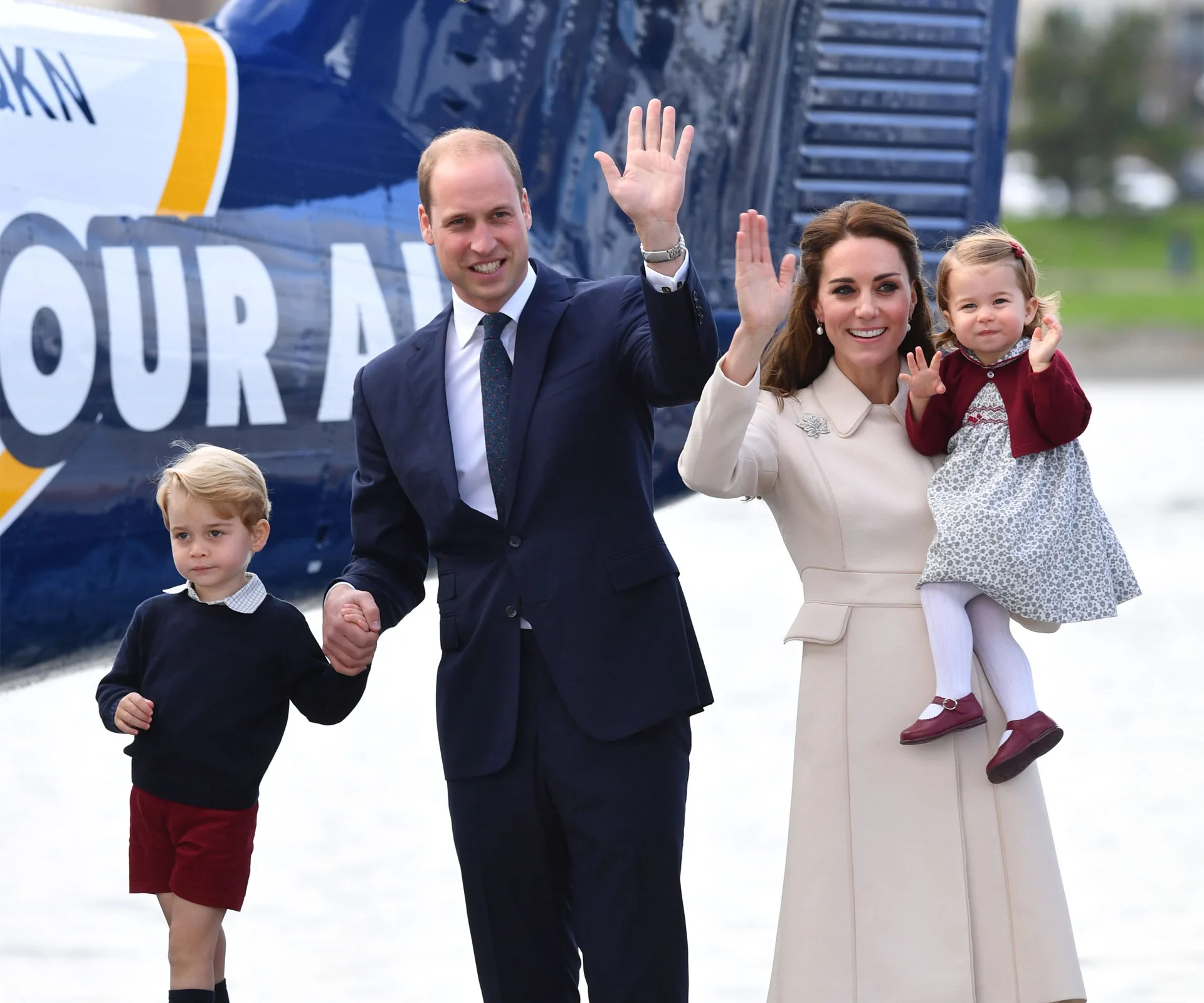 Prince William Duchess Catherine Prince George Princess Charlotte