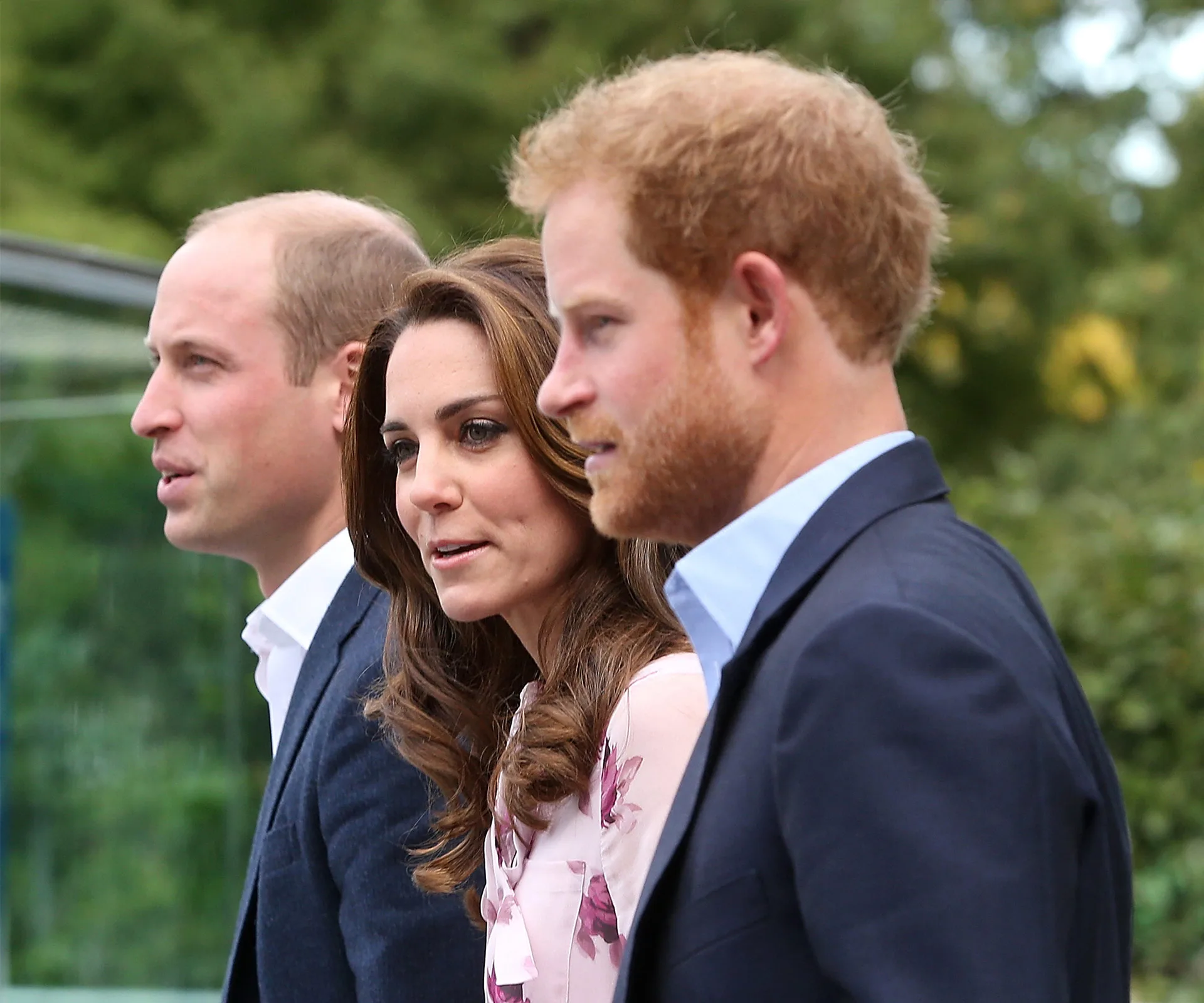 Prince Harry and the Duke and Duchess of Cambridge