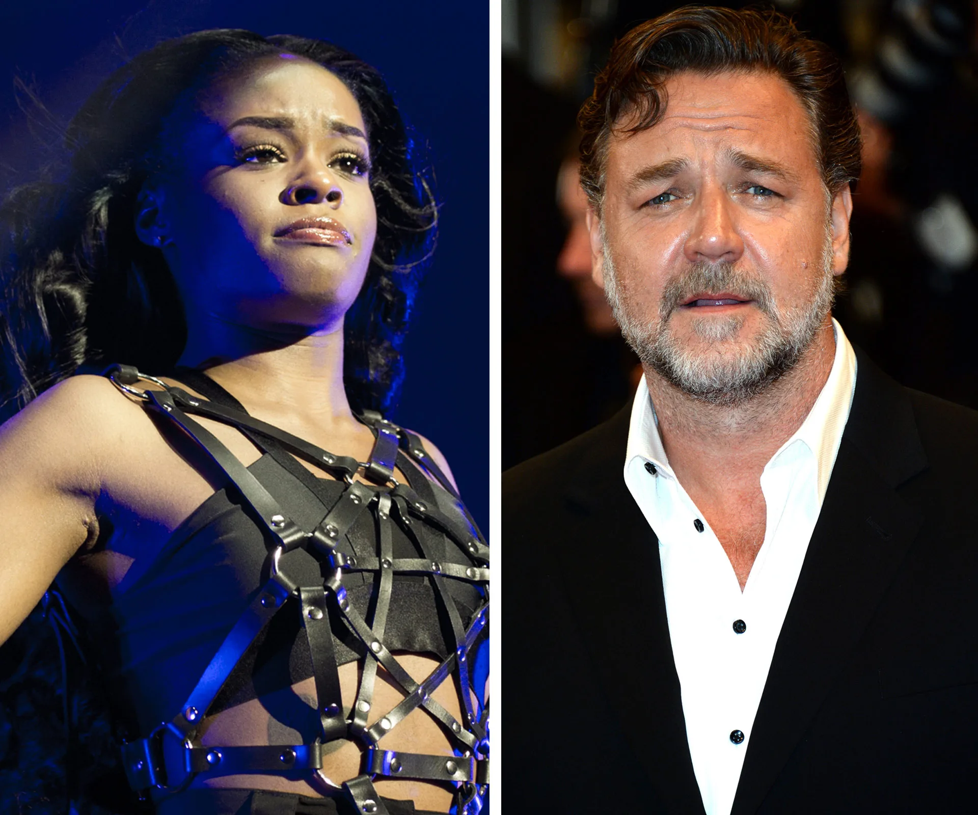 Azealia Banks and Russell Crowe