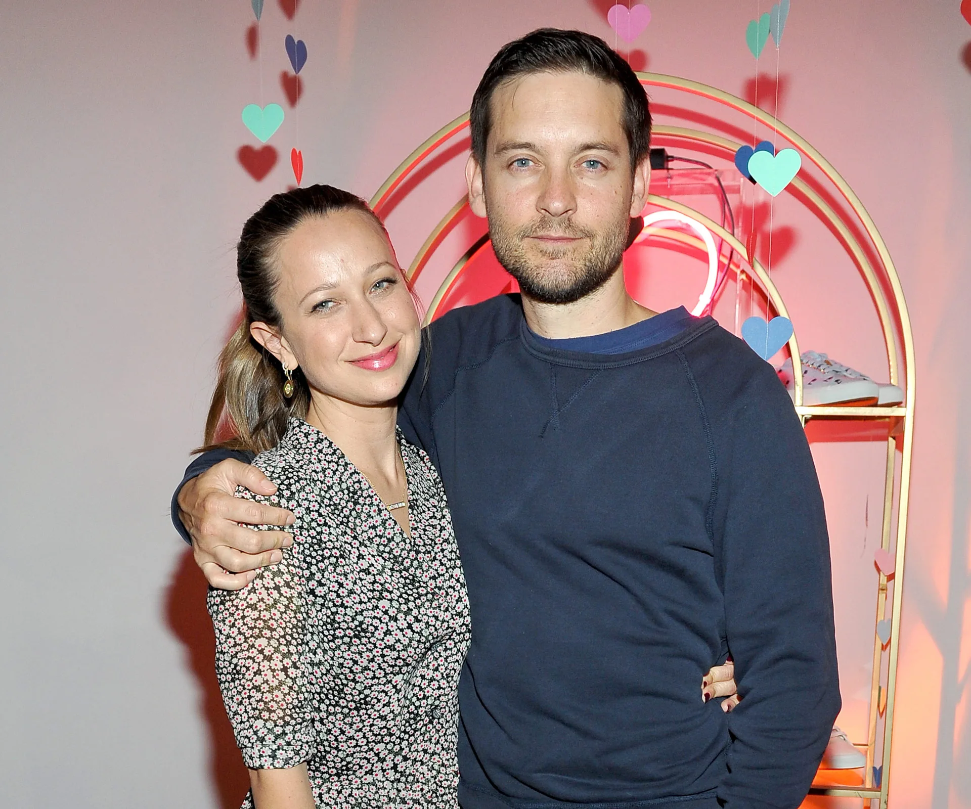 Tobey Maguire and Jennifer Meyer