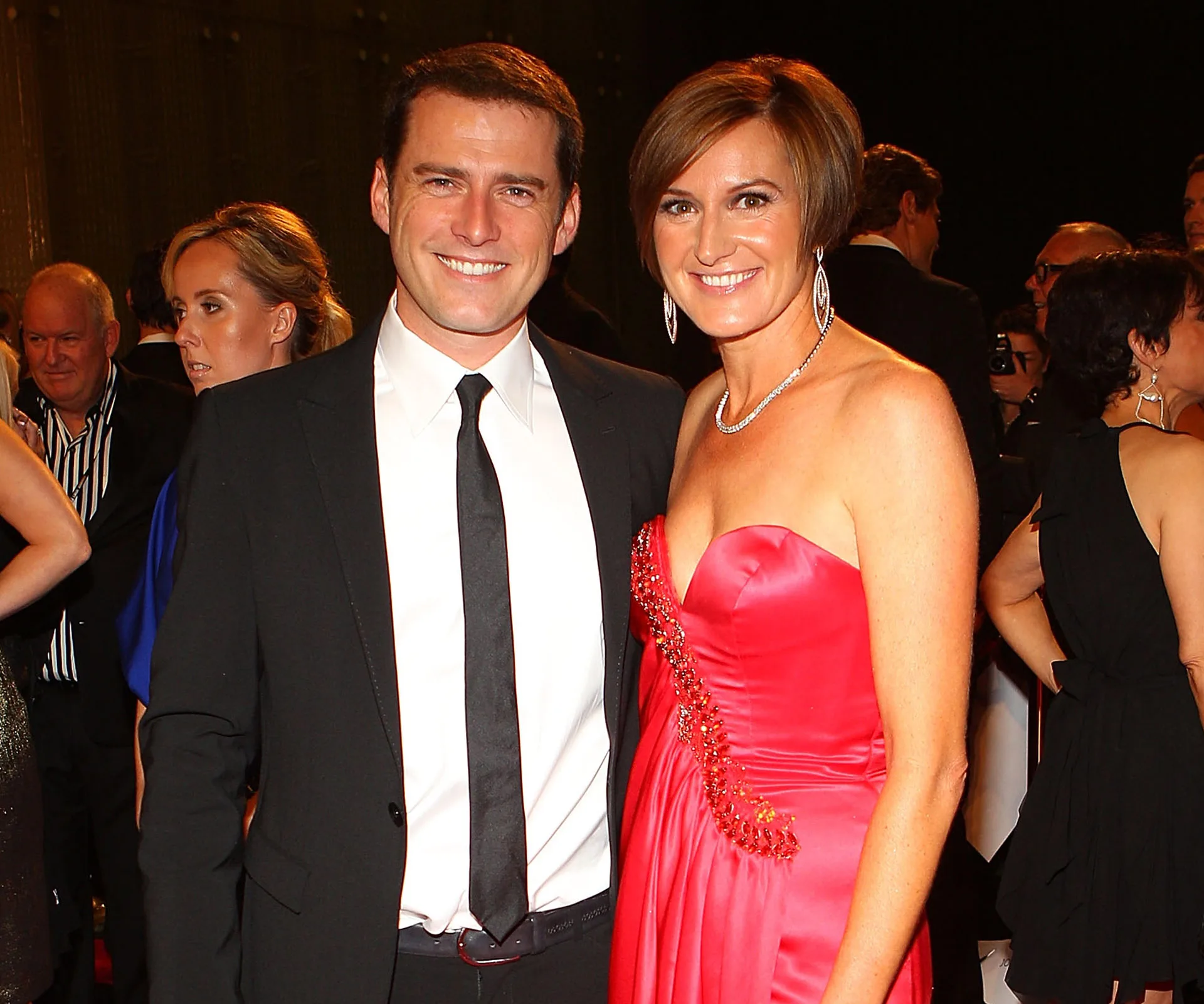 Karl Stefanovic and Cassandra Thorburn