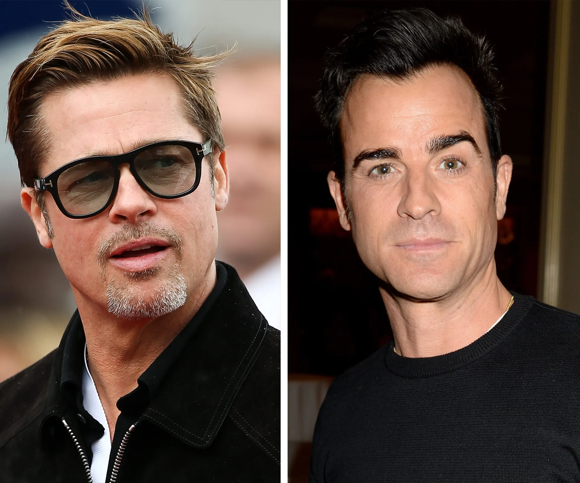 Brad Pitt and Justin Theroux