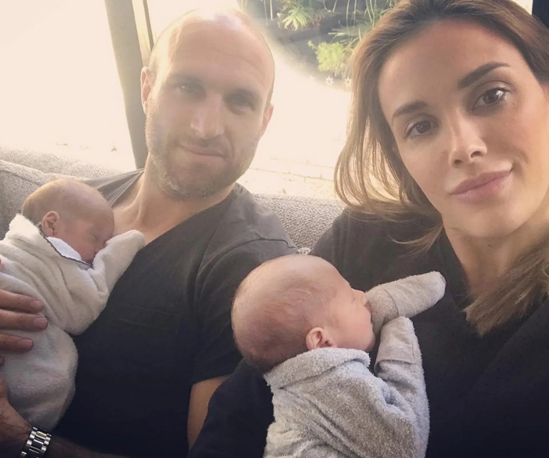 Bec Judd, Chris Judd, Tom and Darcy Judd