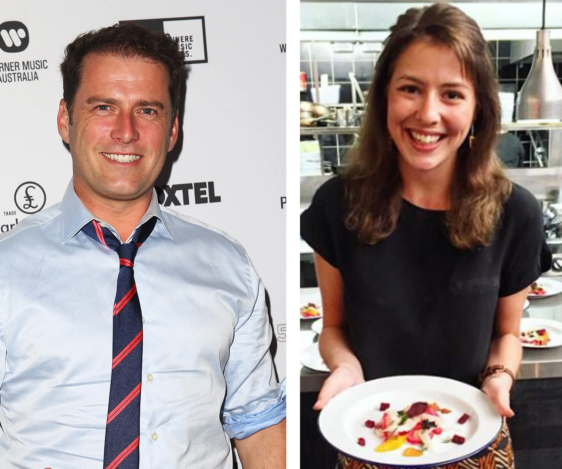 Karl Stefanovic and Sofia Levin