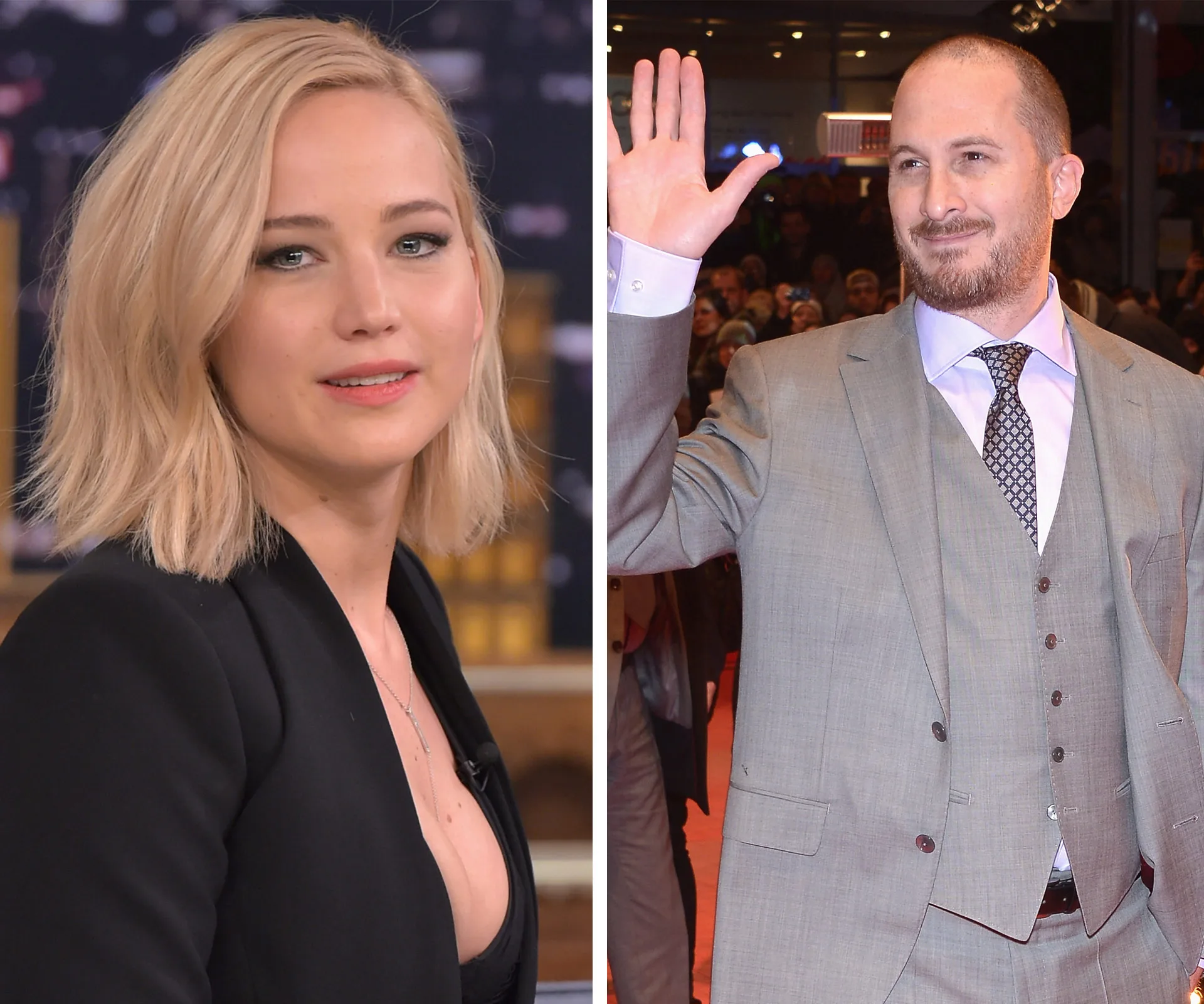 Jennifer Lawrence and Darren Aronofsky