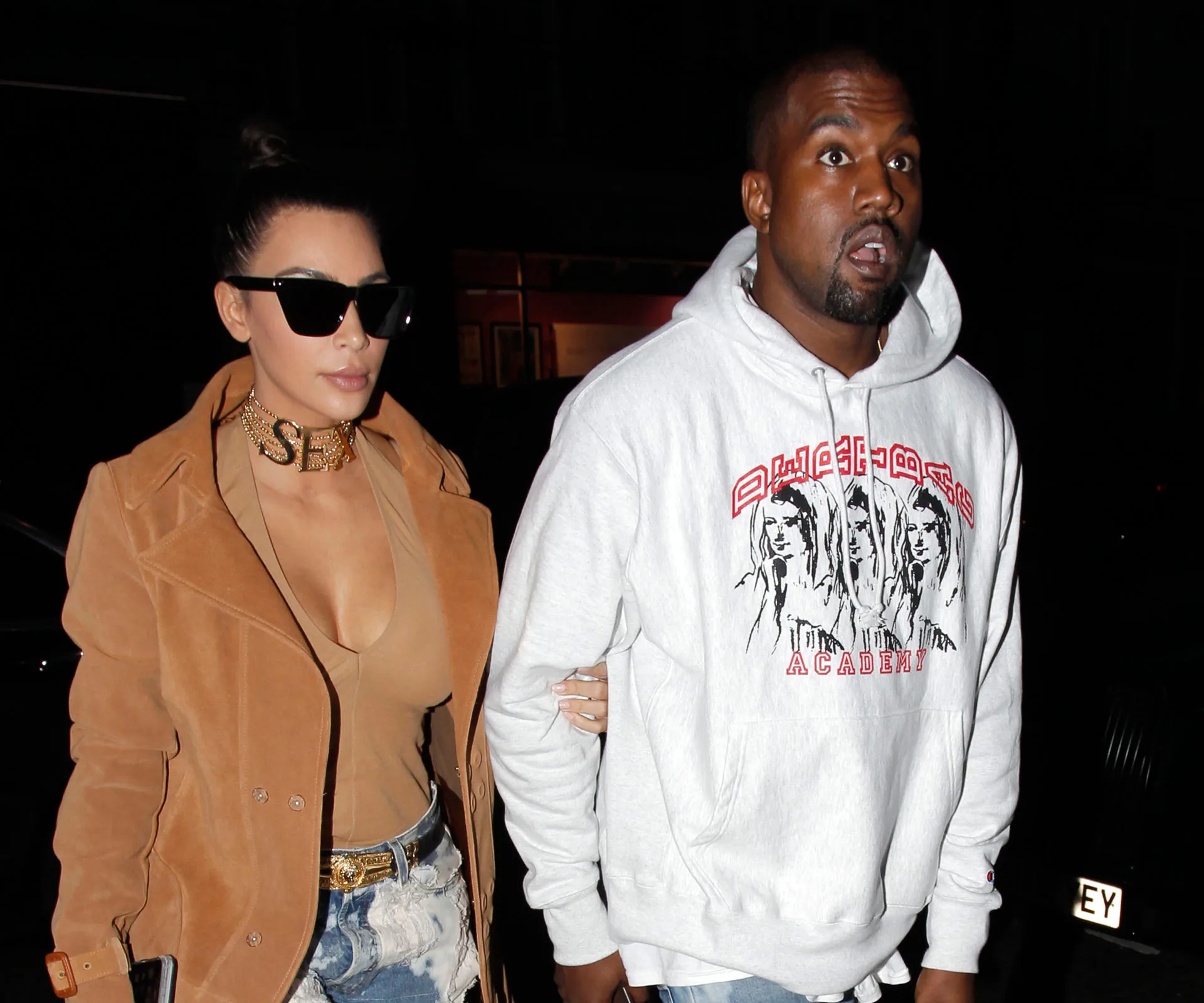 Kim Kardashian and Kanye West