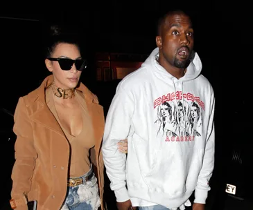 Kim Kardashian and Kanye West