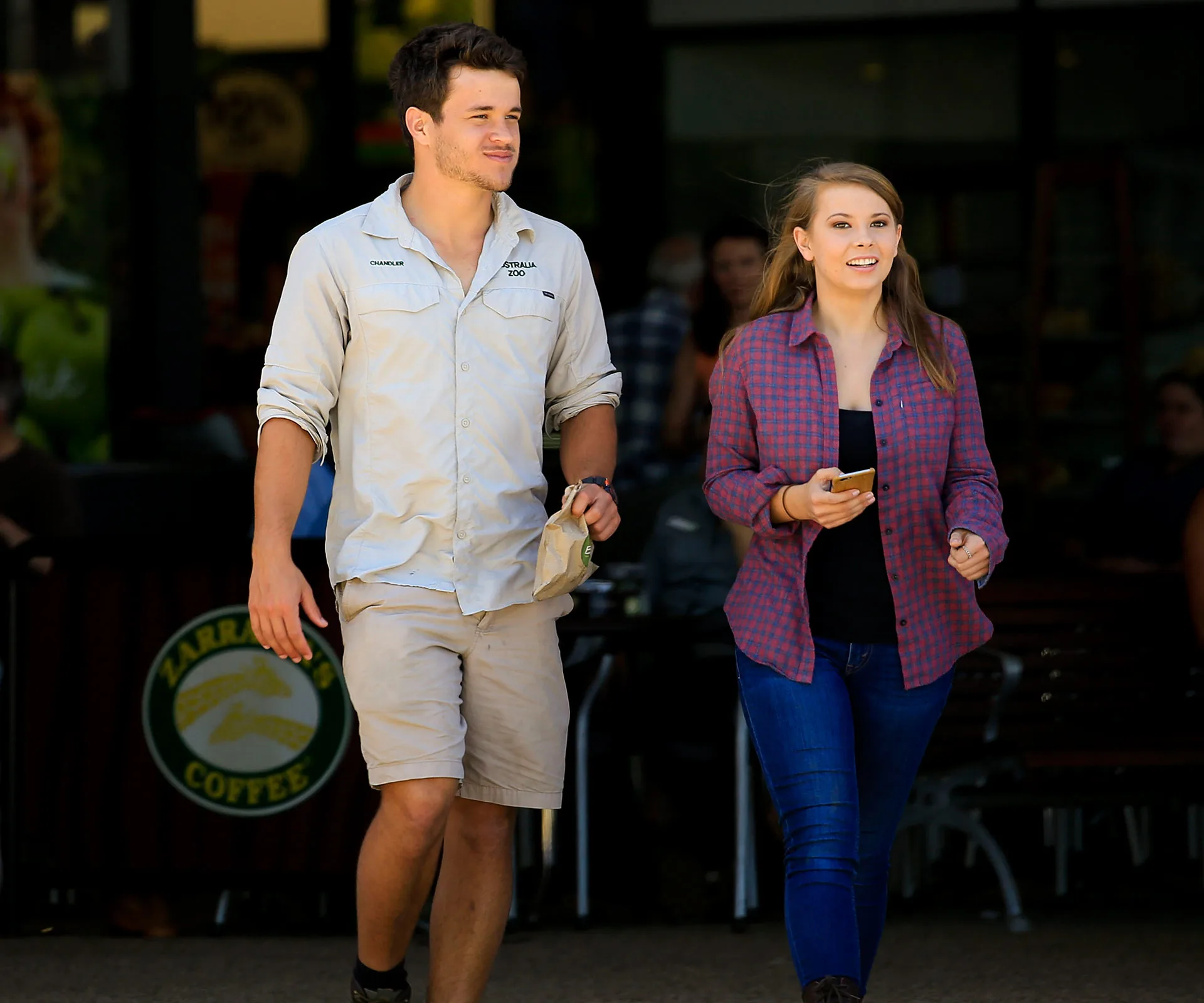 Bindi Irwin and Chandler Powell