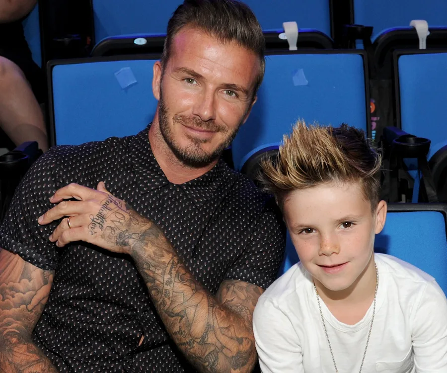 David and Cruz Beckham