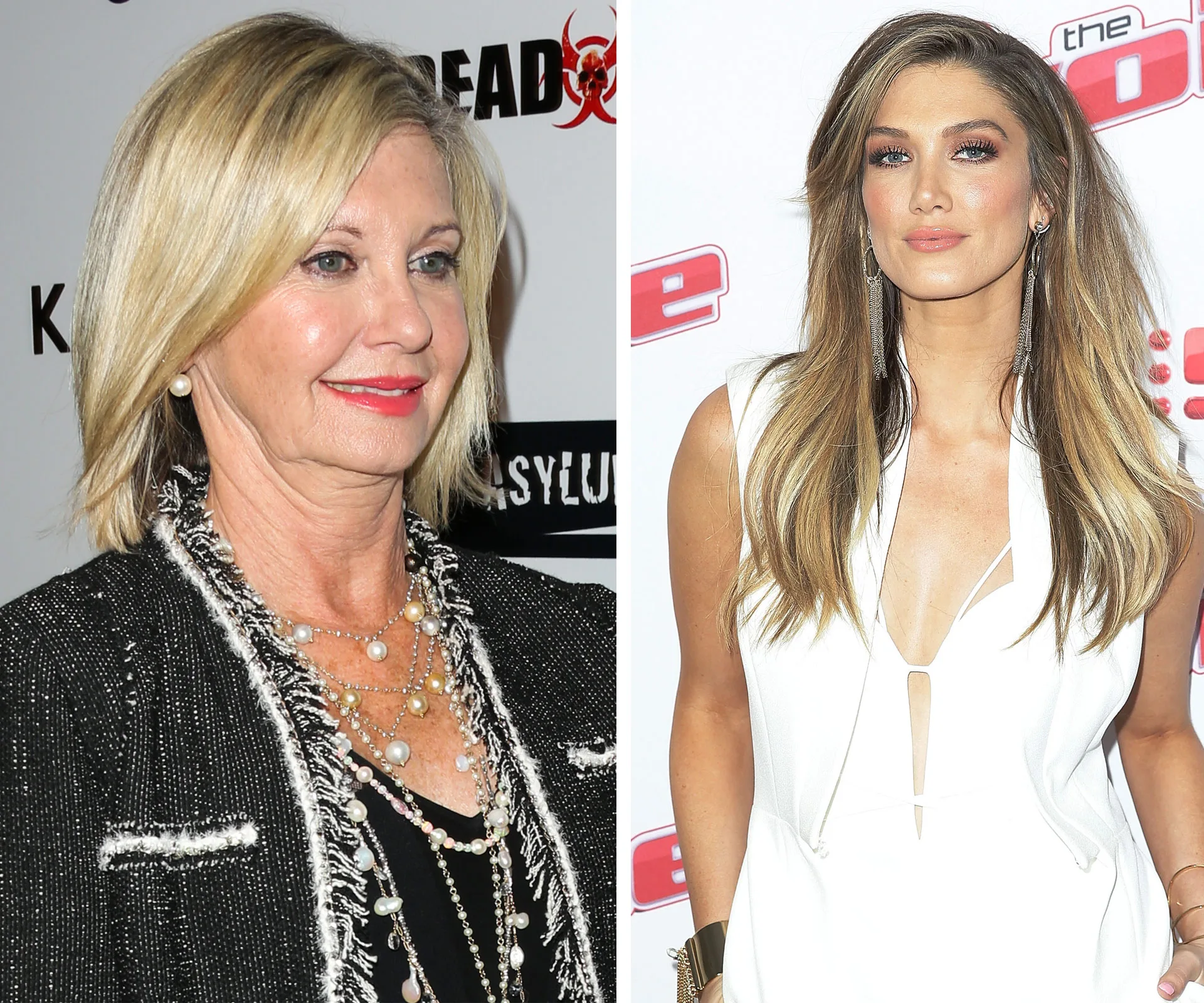 Olivia Newton-John and Delta Goodrem