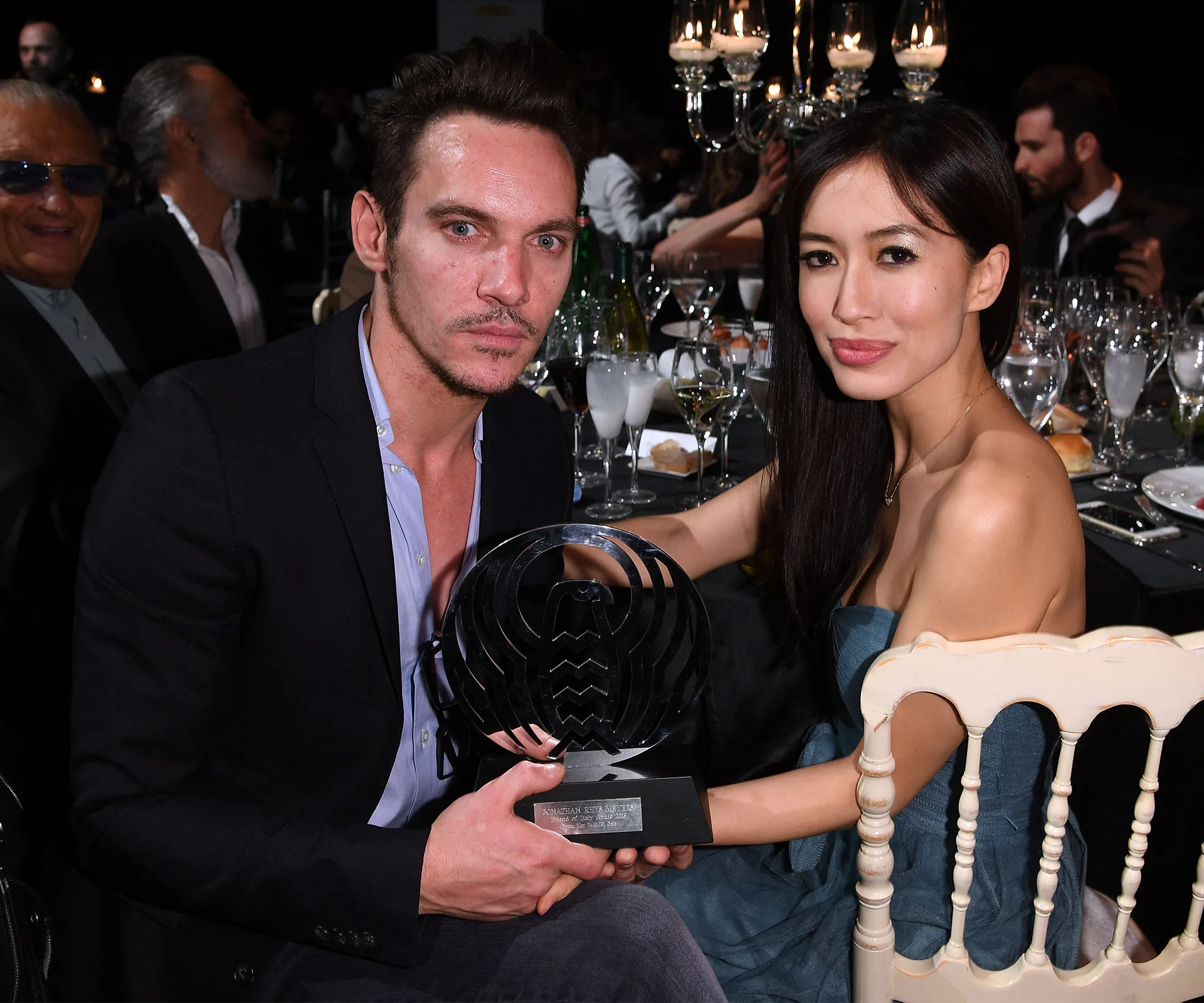 Jonathan Rhys Meyers  and Mara Lane