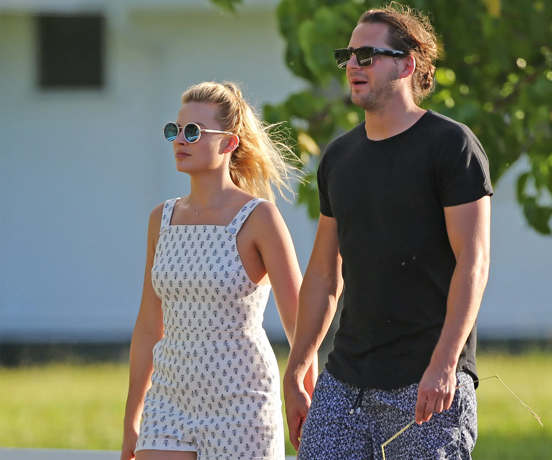 Margot Robbie and Tom Ackerley