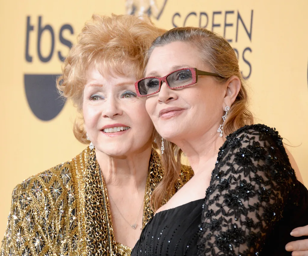 Debbie Reynolds and Carrie Fisher