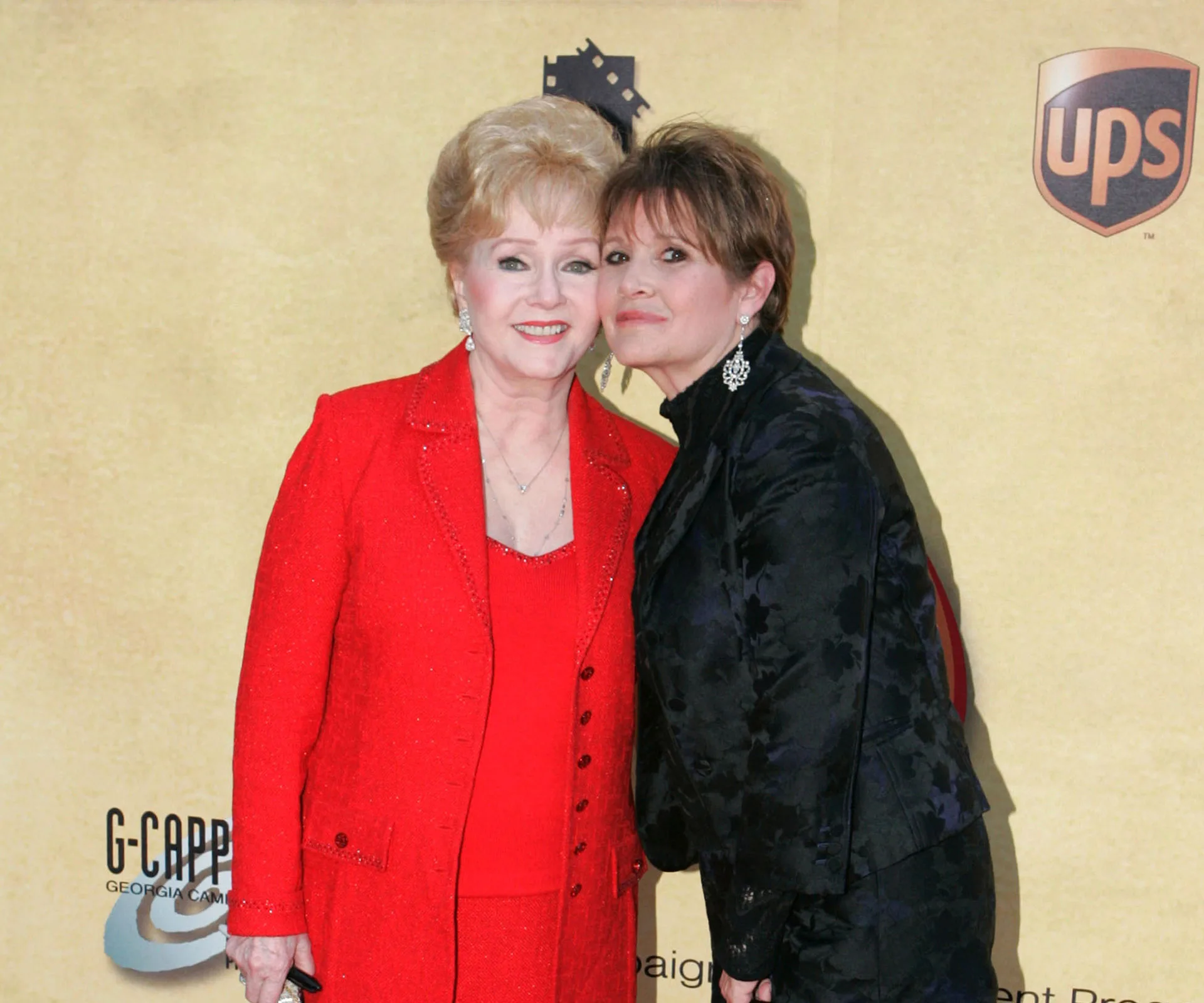 Debbie Reynolds and Carrie Fisher