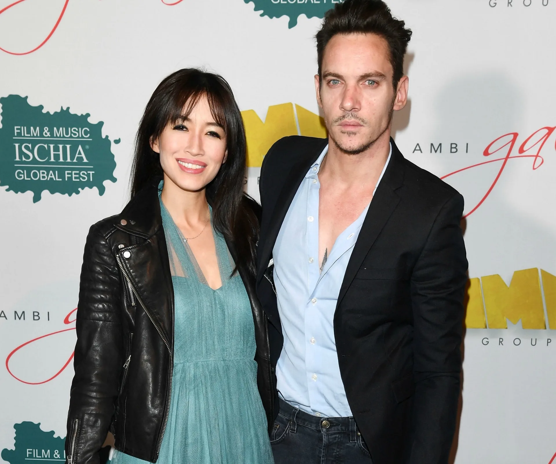 Jonathan Rhys Meyers and Mara Lane