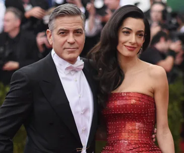 Amal Clooney and George Clooney