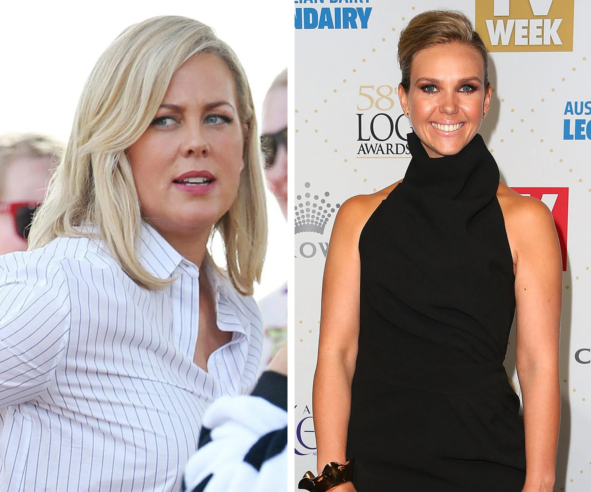 Samantha Armytage and Edwina Bartholomew