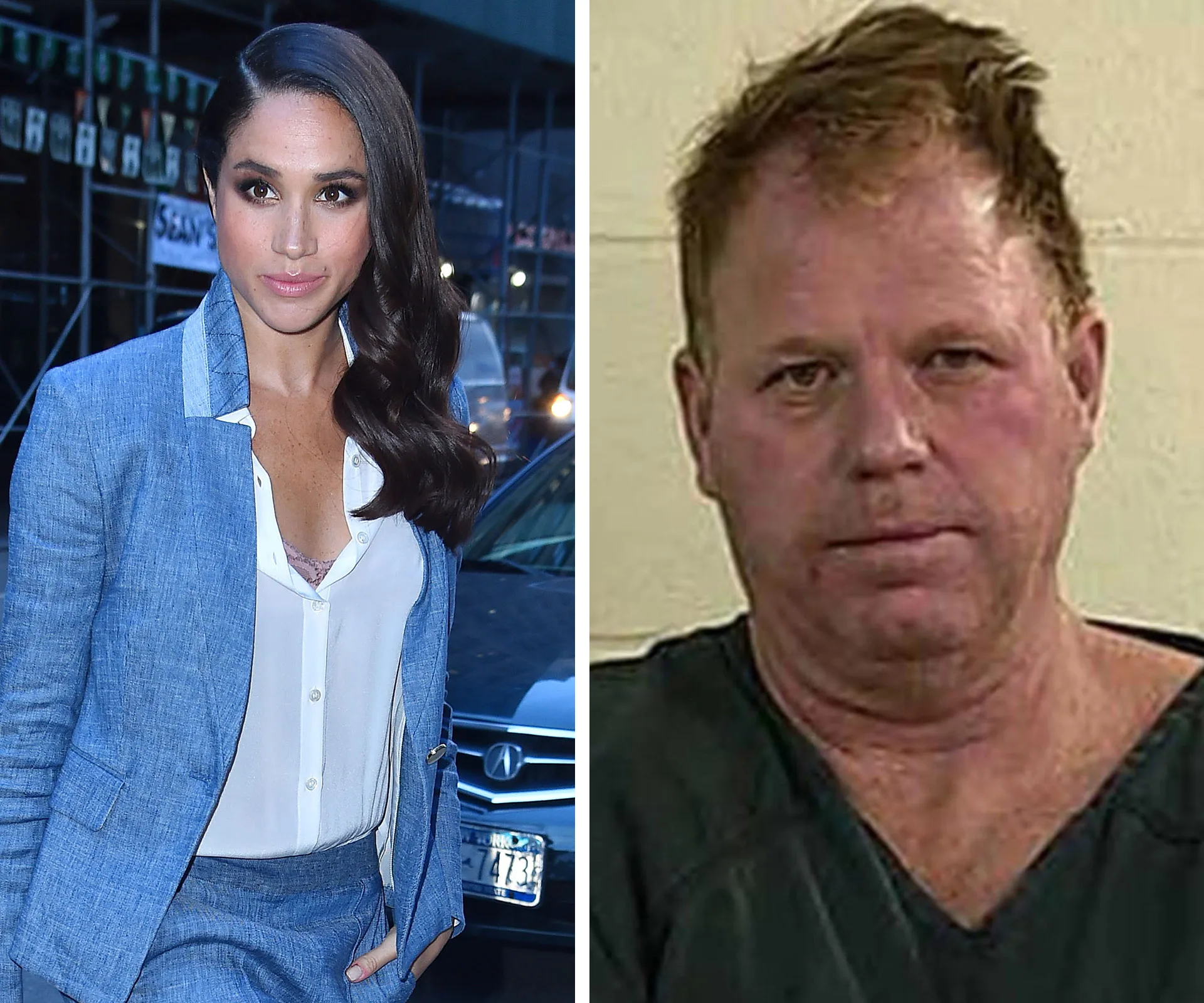 Meghan Markle and Tom Markle