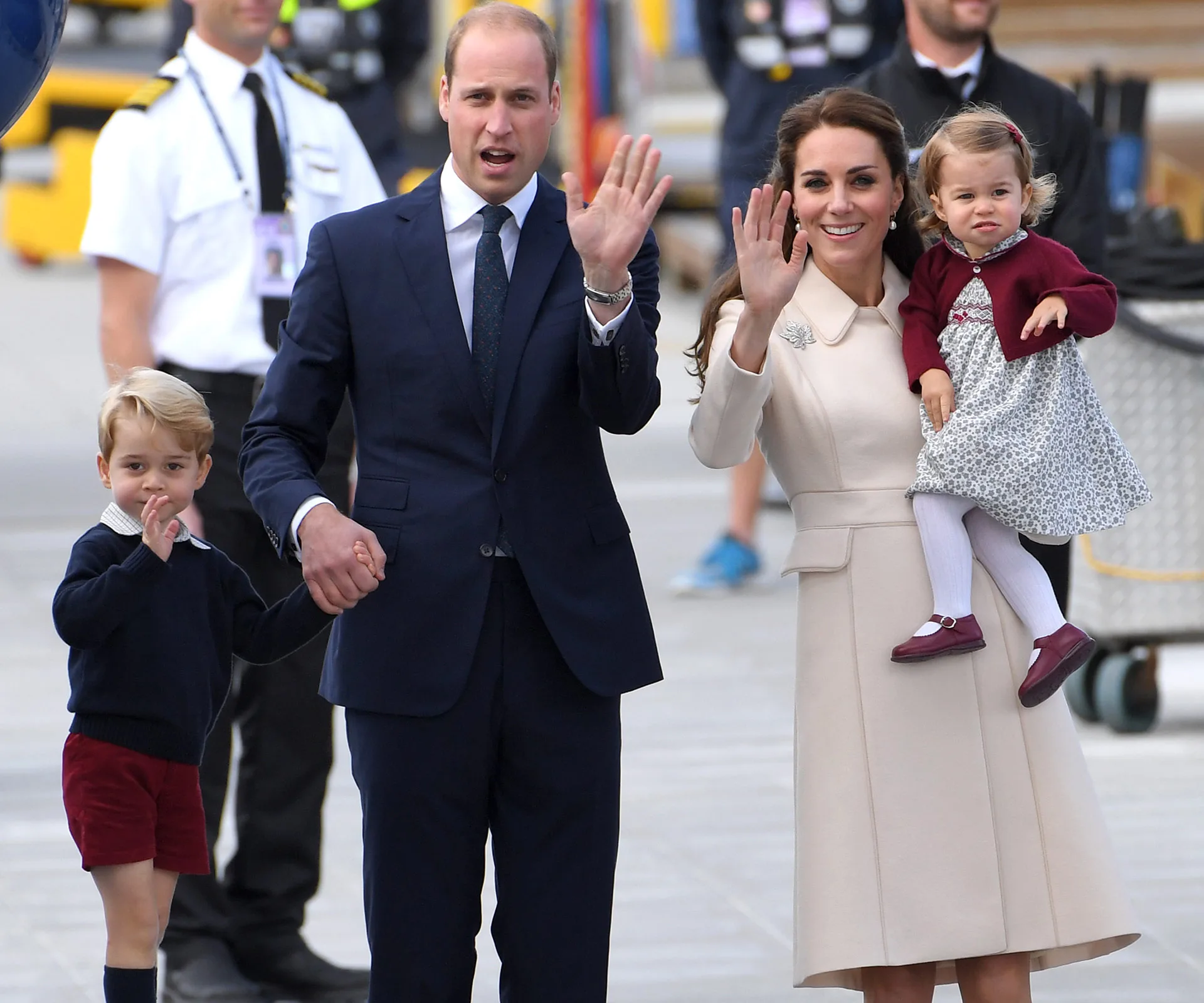 Prince William, Prince George, Princess Charlotte, Duchess Catherine