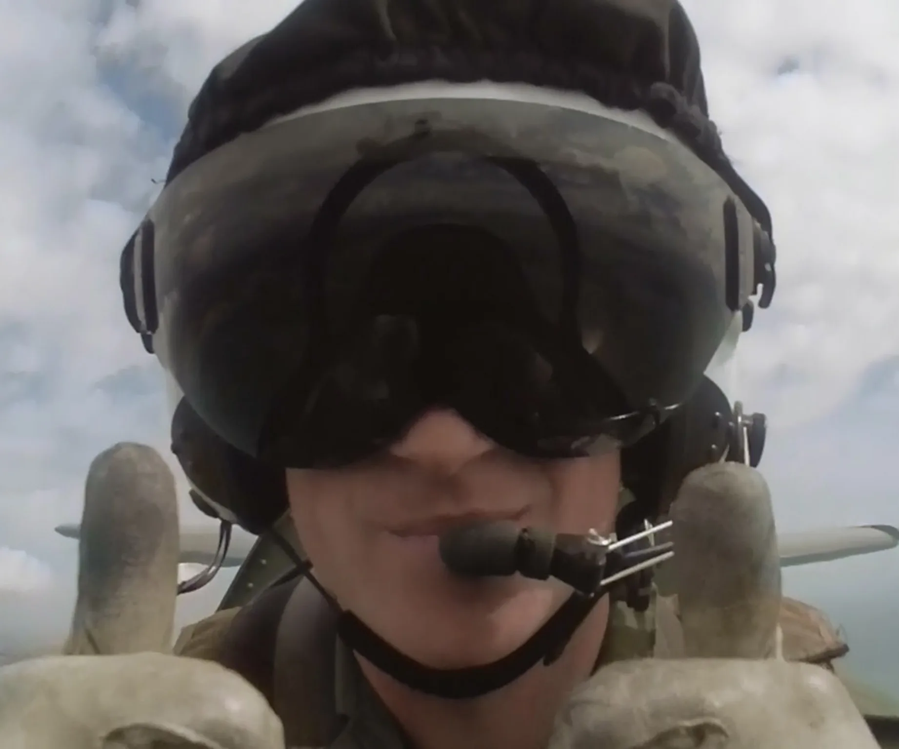 Royal 'Heir' Force Prince Harry's spitfire flight