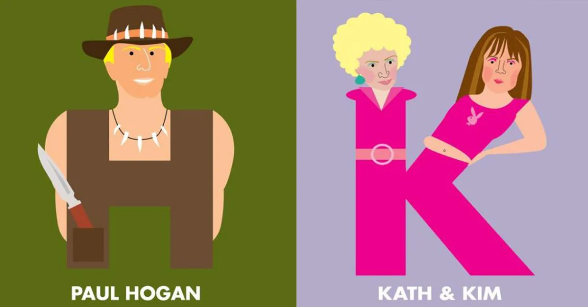 The 'Aussie Legends' kids Alphabet adults will love