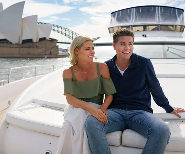 Sophie Monk and Stu Laundy