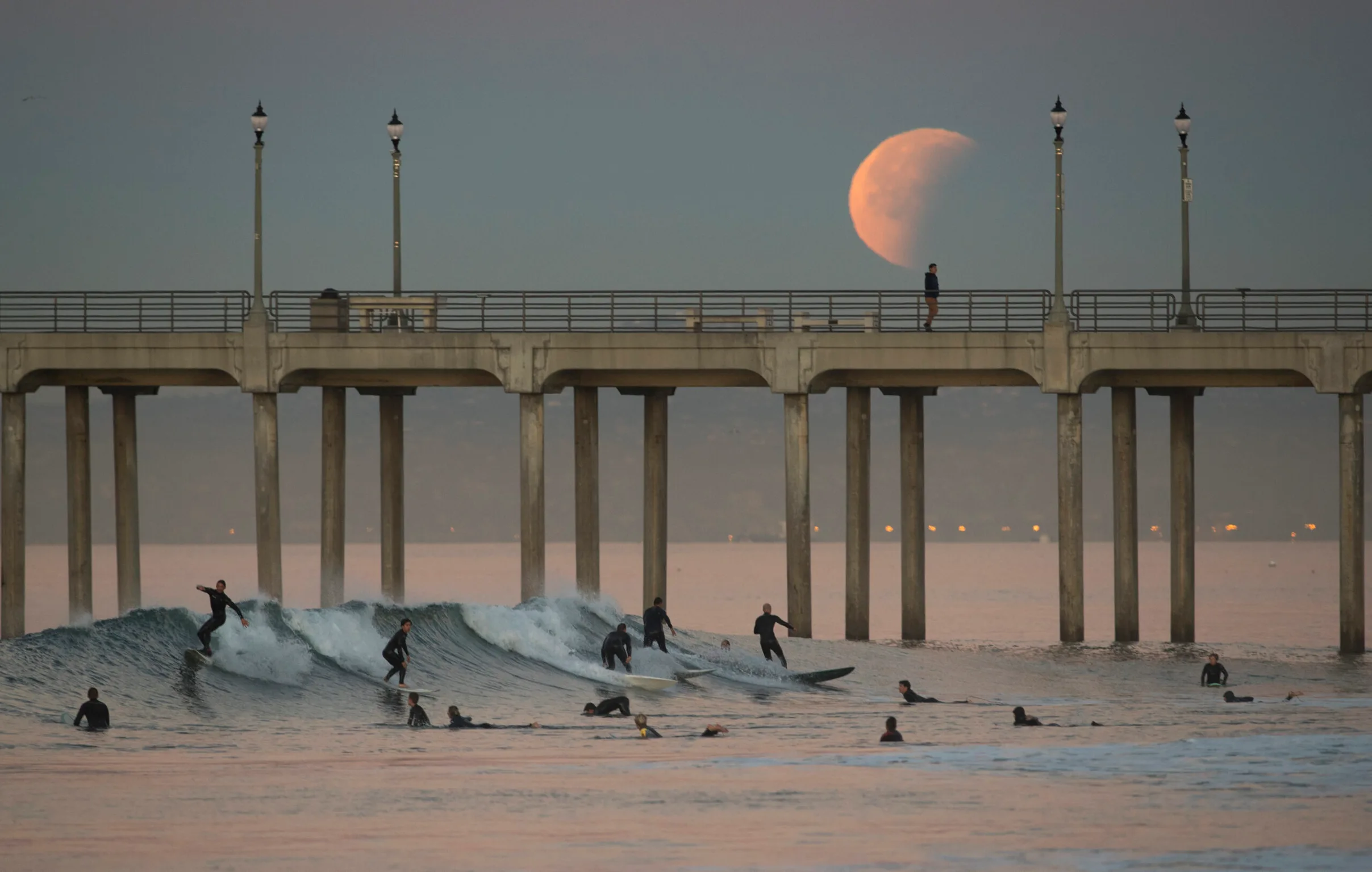 The best pictures of last night's super blue blood moon