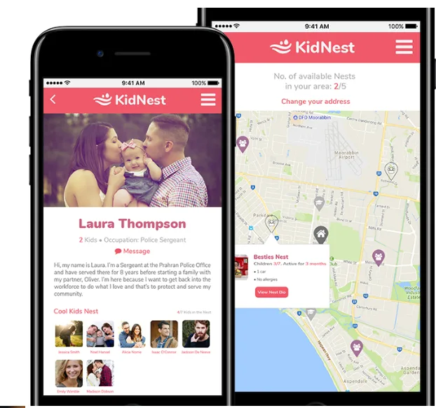 KidNest childminding app