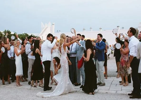 anna heinrich bridesmaid dresses Bachie Beauties Anna Heinrich & Tim Robards Share First Dreamy Wedding Pics
