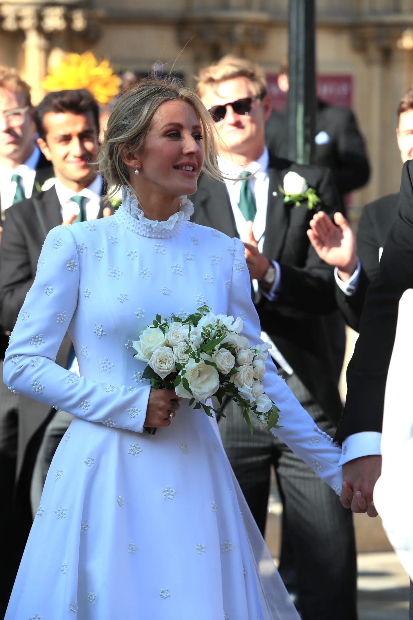 Ellie Goulding s wedding dress was inspired by royalty