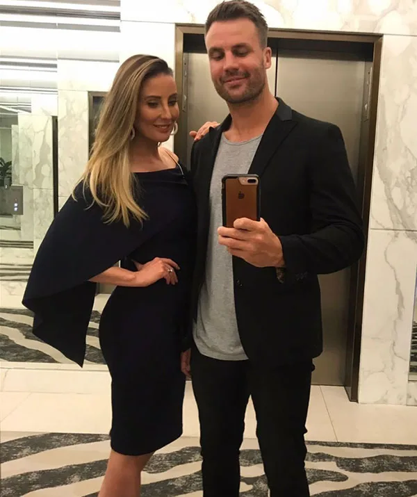 Beau Ryan with his wife Kara Orrell.