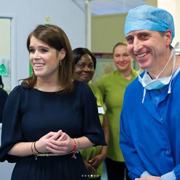 Princess Eugenie brave gesture as she unzips her dress to reveal